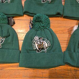 NBA BOSTON CELTICS CUFFED Y2K HAT KNIT BEANIE POM POM SPORTS
